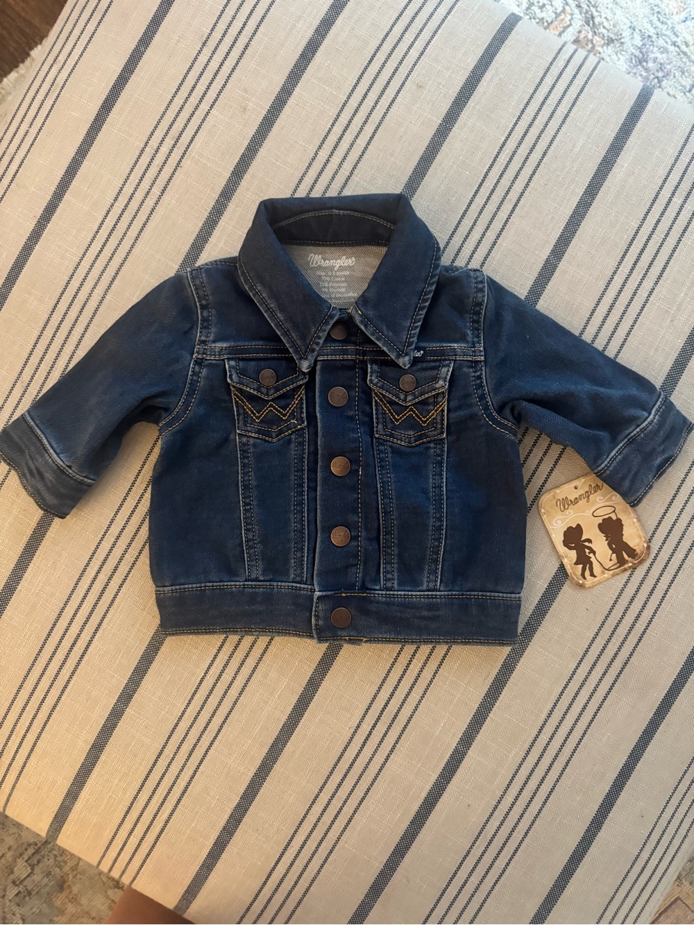 Wrangler Baby Indigo Denim Jacket NWT